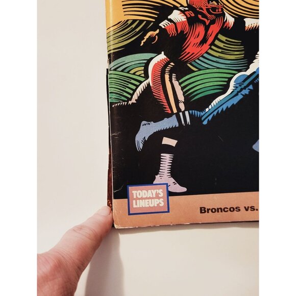 1984 NFL GameDay Magazine Broncos V Steelers AFC NFC Playoff Program Collectible - Picture 7 of 7